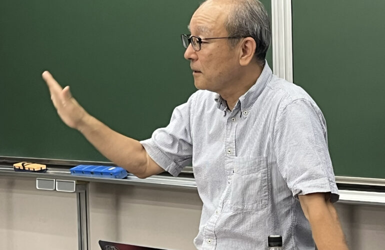 河内教授ご来訪